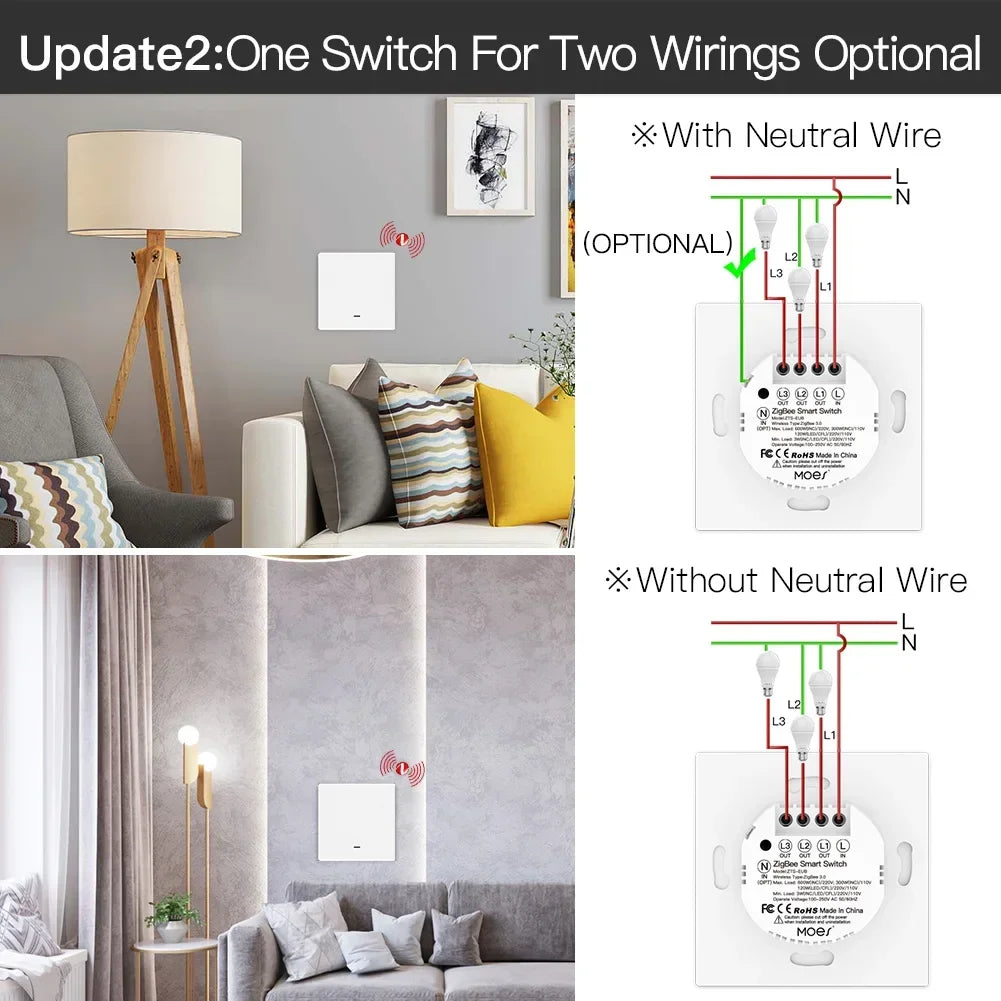 MOES Zigbee Light Switch