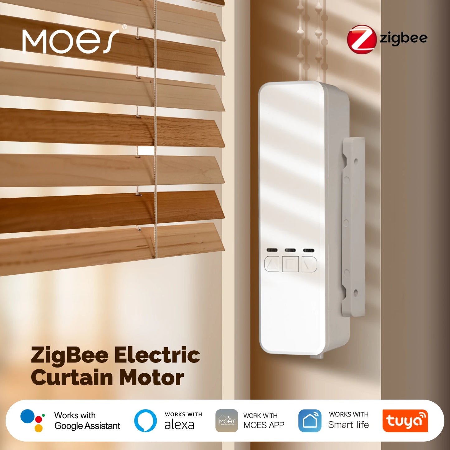 MOES Zigbee Chain Roller Blinds