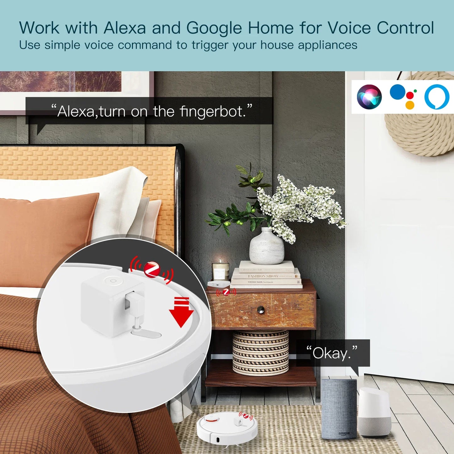 MOES ZigBee Fingerbot Button Pusher
