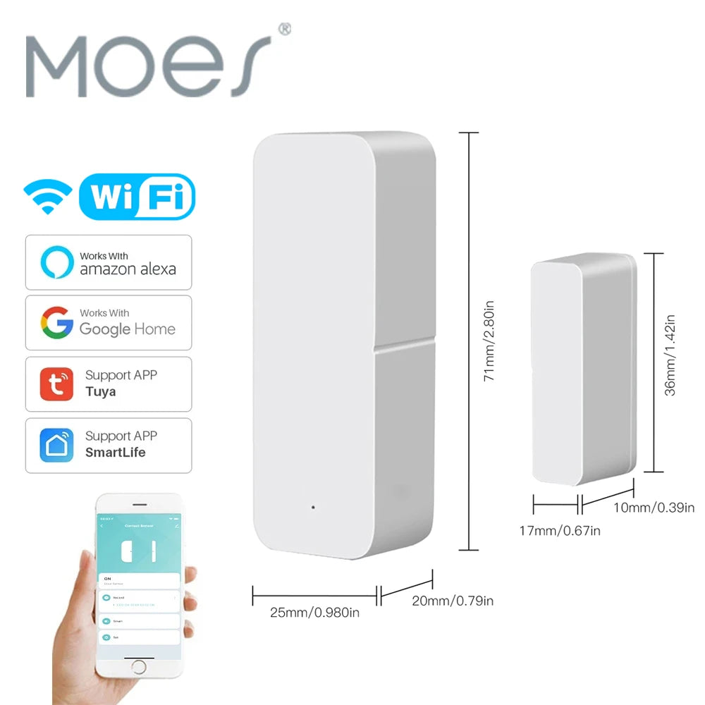 MOES WiFi Door Window Sensor
