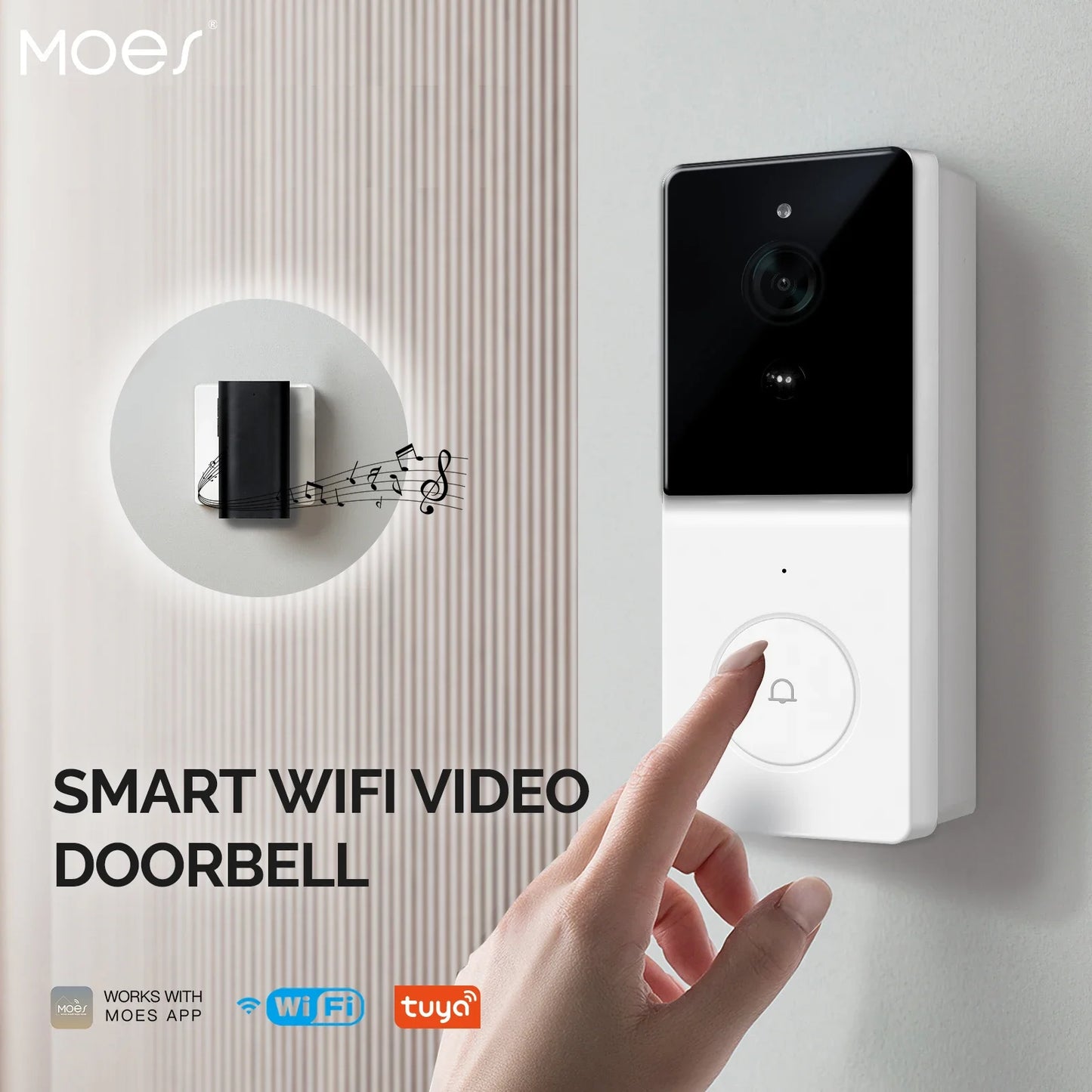 MOES WiFi Video Doorbell Camera