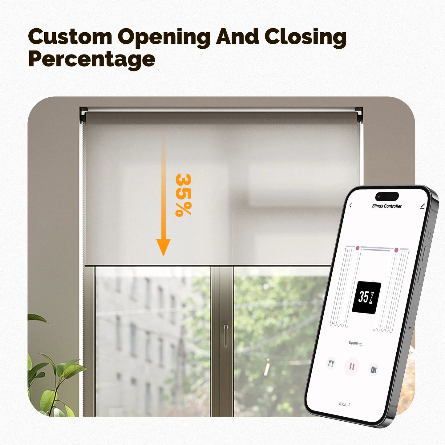 MOES Zigbee Chain Roller Blinds