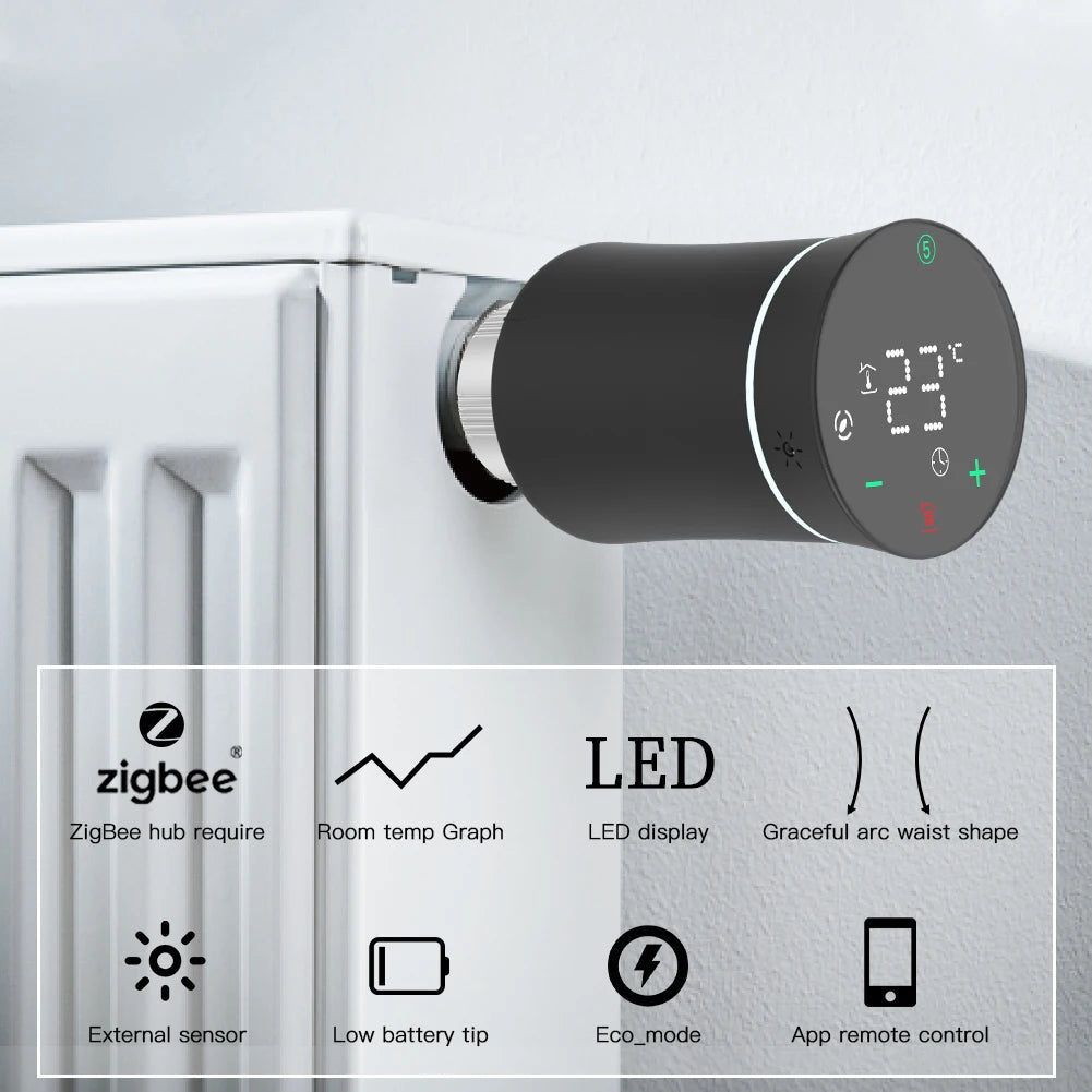 MOES ZigBee TRV Thermostatic Radiator Valve