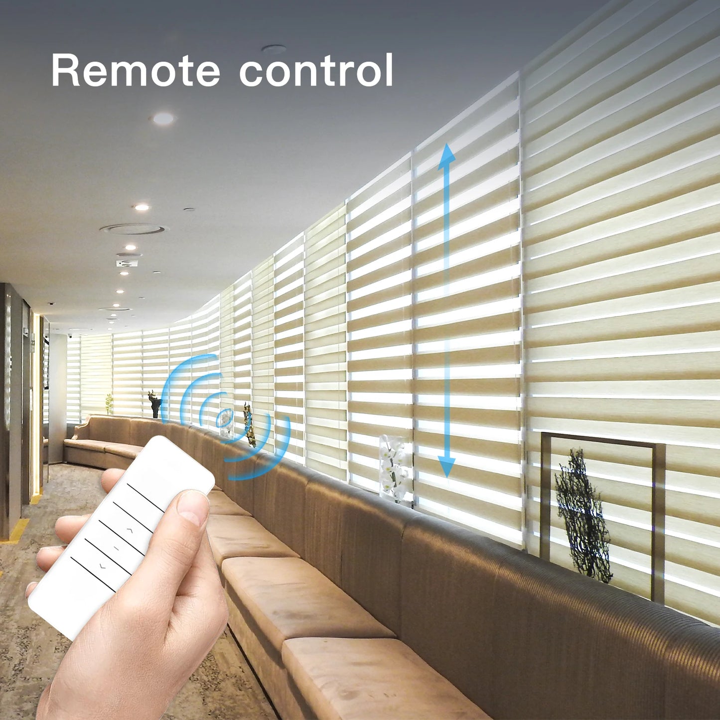 MOES WiFi Motorized Chain Roller Blinds